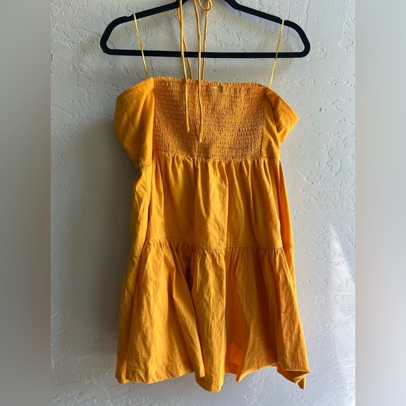 Anthropologie Emily Halter Mini Dress size LG boho festival coast beach summer - Picture 6 of 10